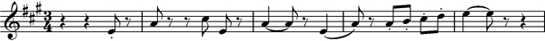 Main melody